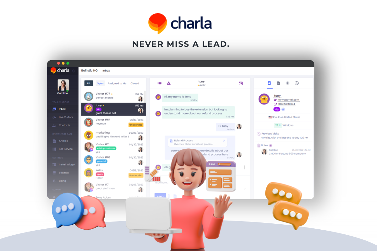Charla Live Chat