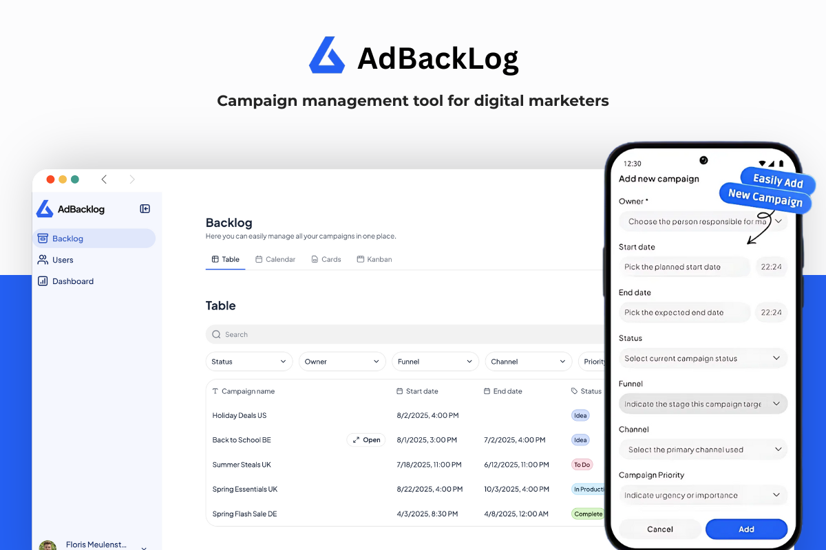 AdBacklog