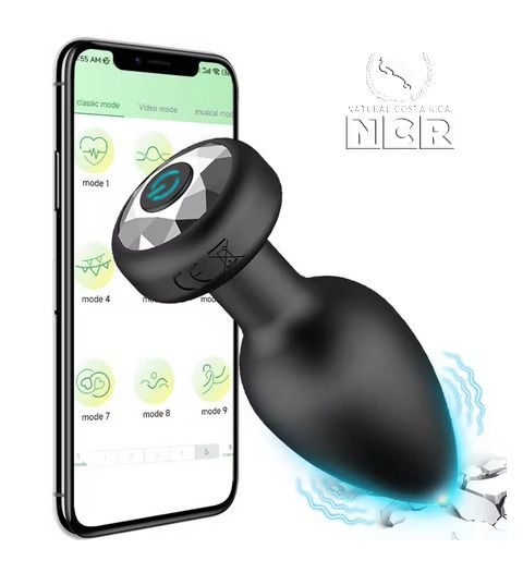 PLUG ANAL CON LUZ Y VIBRACION