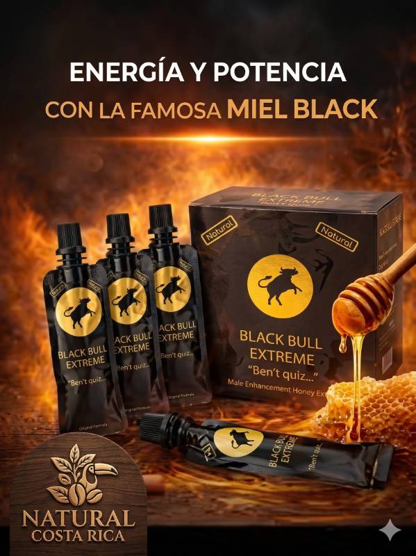 MIEL BLACK BULL EXTREME 12U 15ML CAJA foto 2