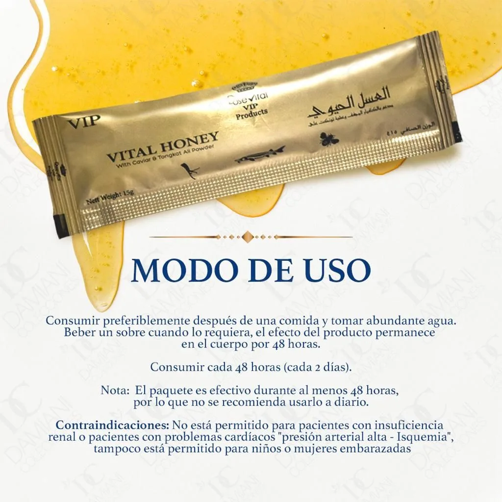 MIEL VITAL HONEY SACHETS 15 G en Costa Rica