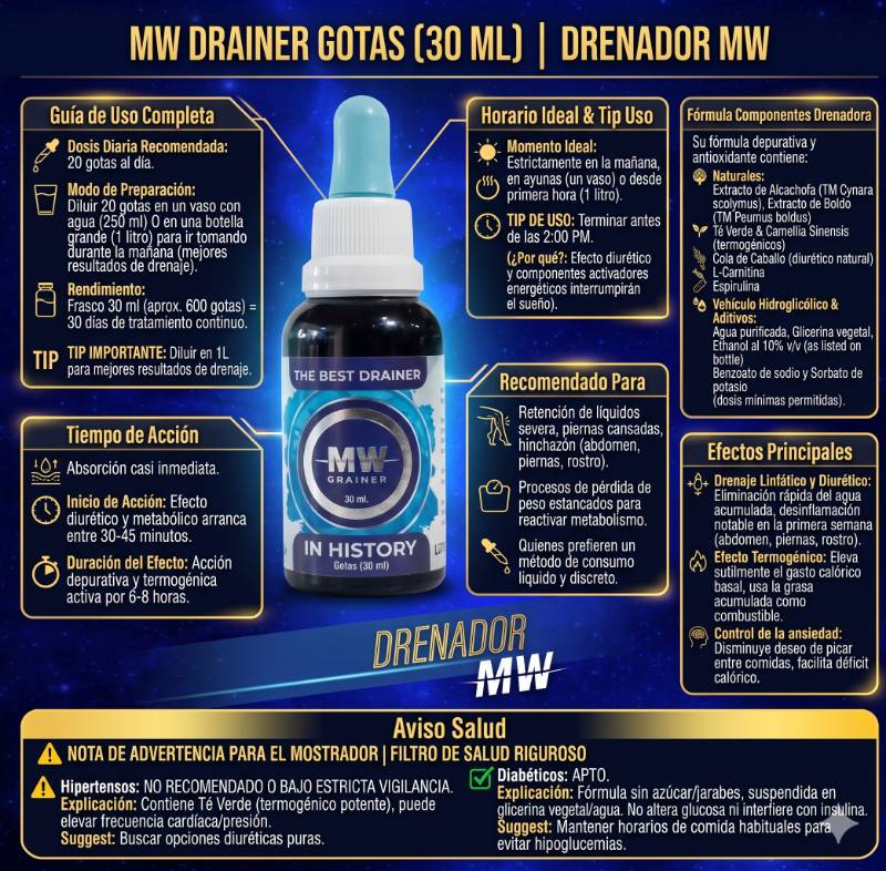 MW DRAINER GOTAS 30ML