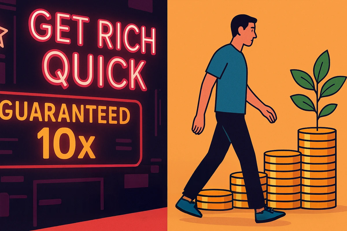 Law 19 — Avoid Get‑Rich‑Quick Schemes
