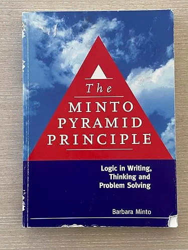 The Minto Pyramid Principle book cover