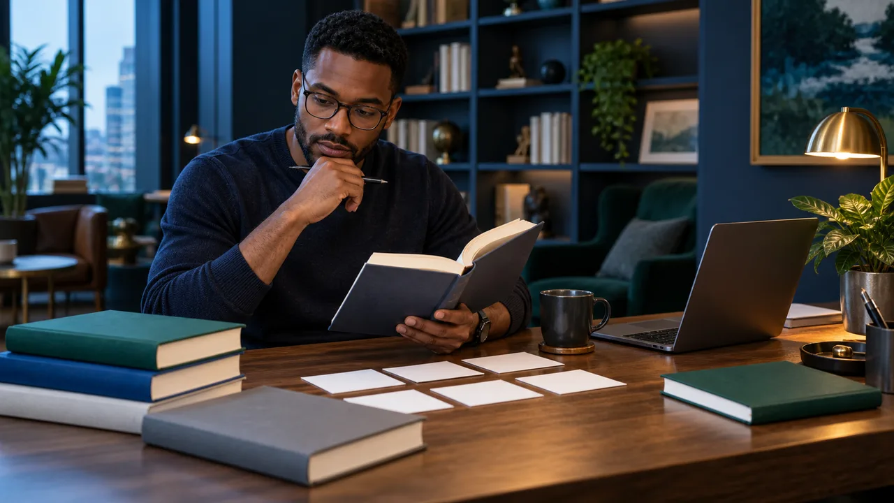 A reader turns ideas from several business books into a small, practical action plan.