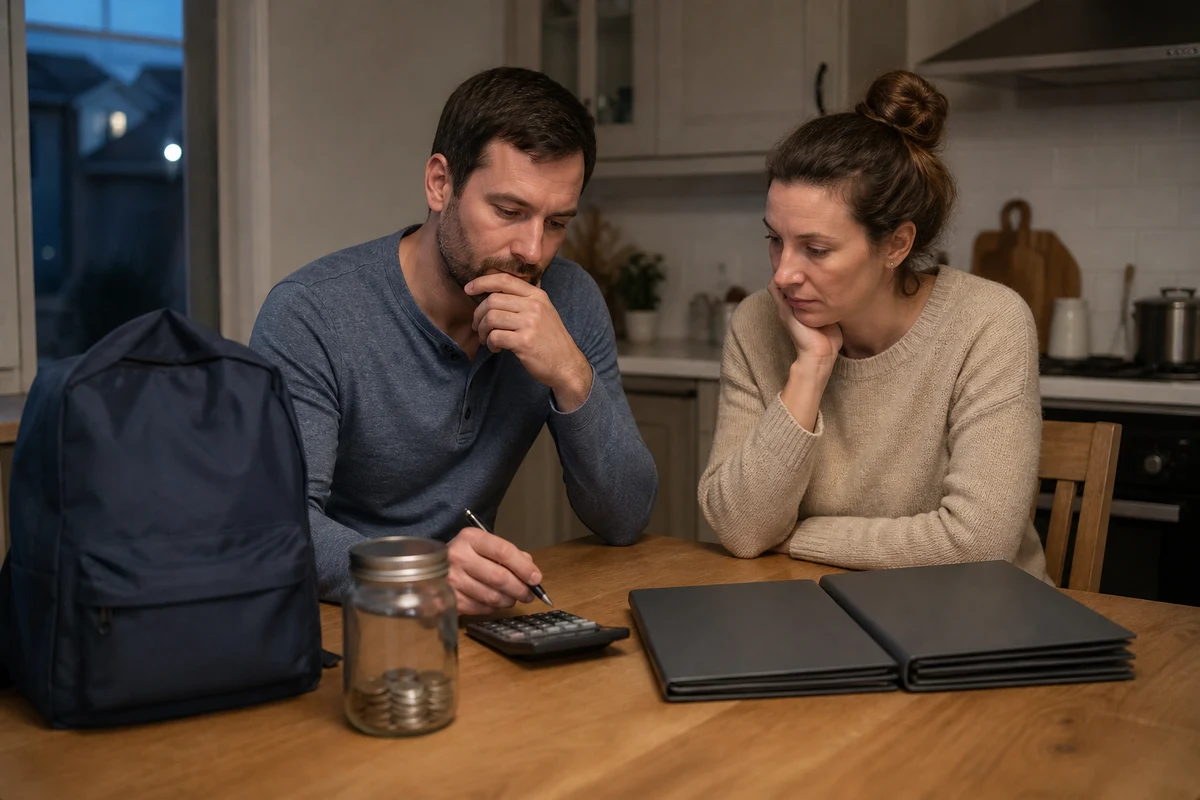 Couple estimates the family responsibilities protected by life and disability coverage