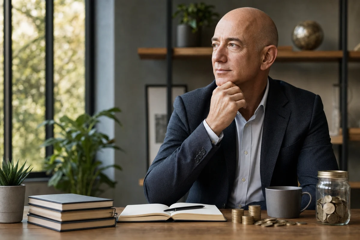 A practical financial planning scene representing Jeff Bezos and the Customer Obsession Strategy Behind Amazon