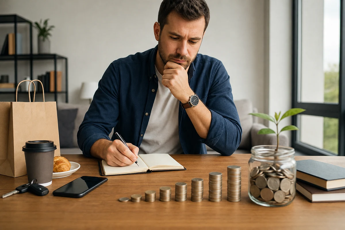 A practical financial planning scene representing Lifestyle Inflation: How Small Upgrades Keep You From Building Wealth