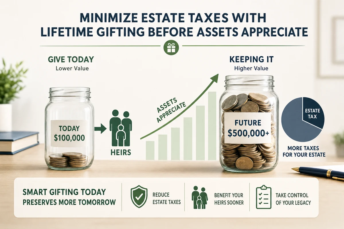 Minimizing Estate Taxes: Strategies to Preserve Wealth: Minimize Estate Taxes With Lifetime Gifting Before Assets Appreciate