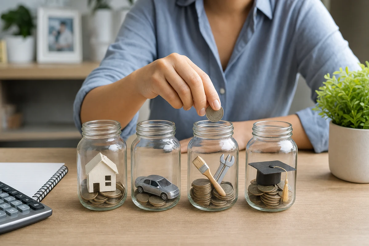 Editorial scene showing the practical decision behind how should you prioritize sinking funds when money is limited?