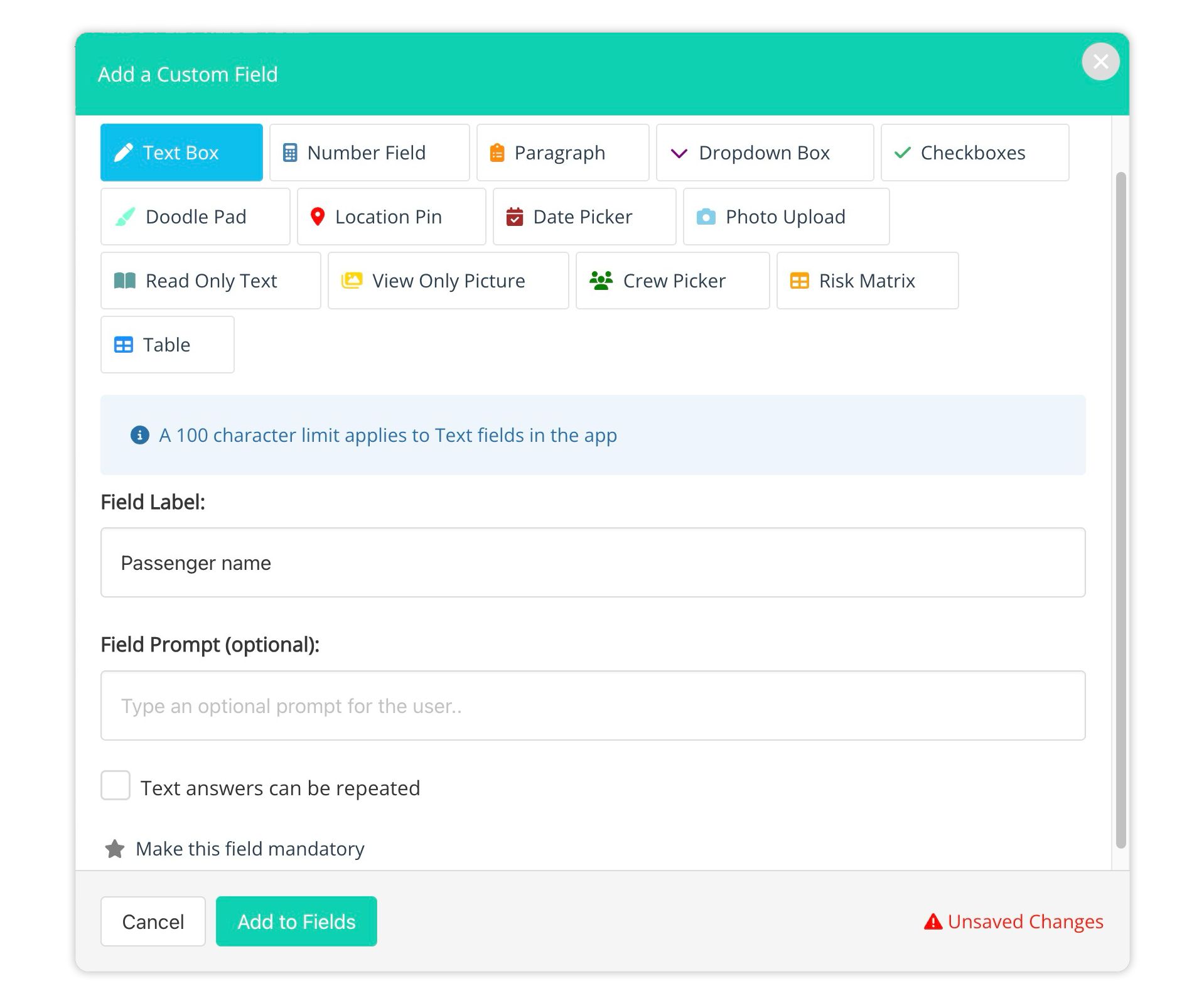 Custom Asset Forms