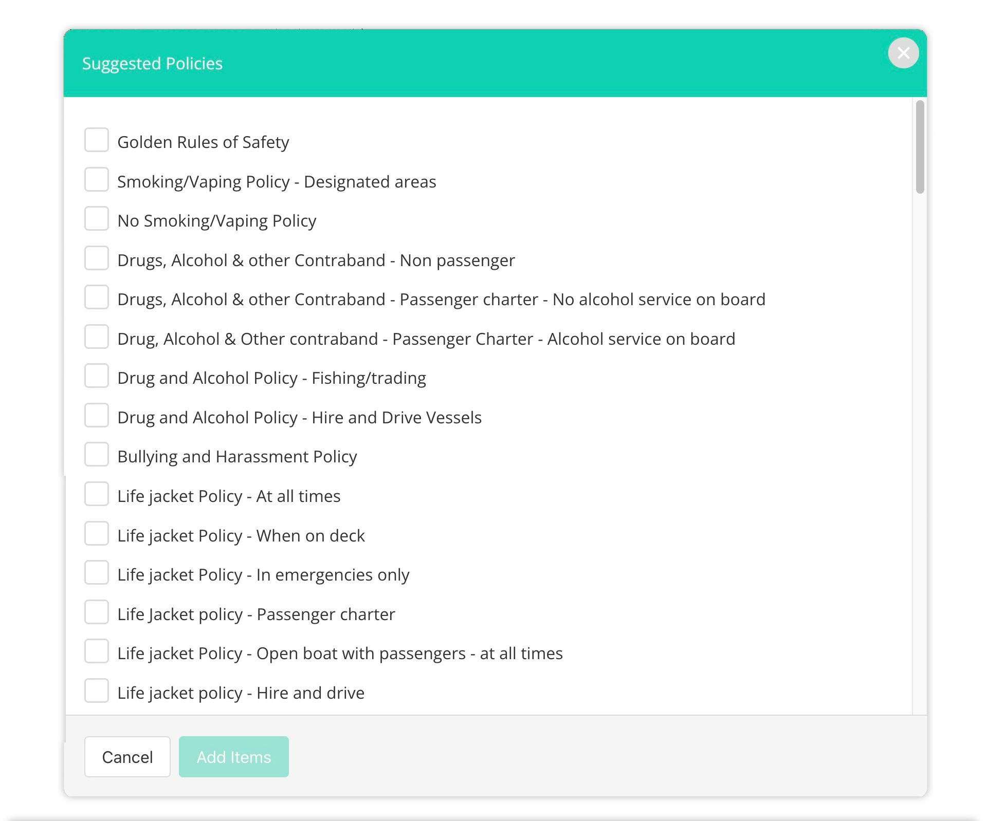 Policies