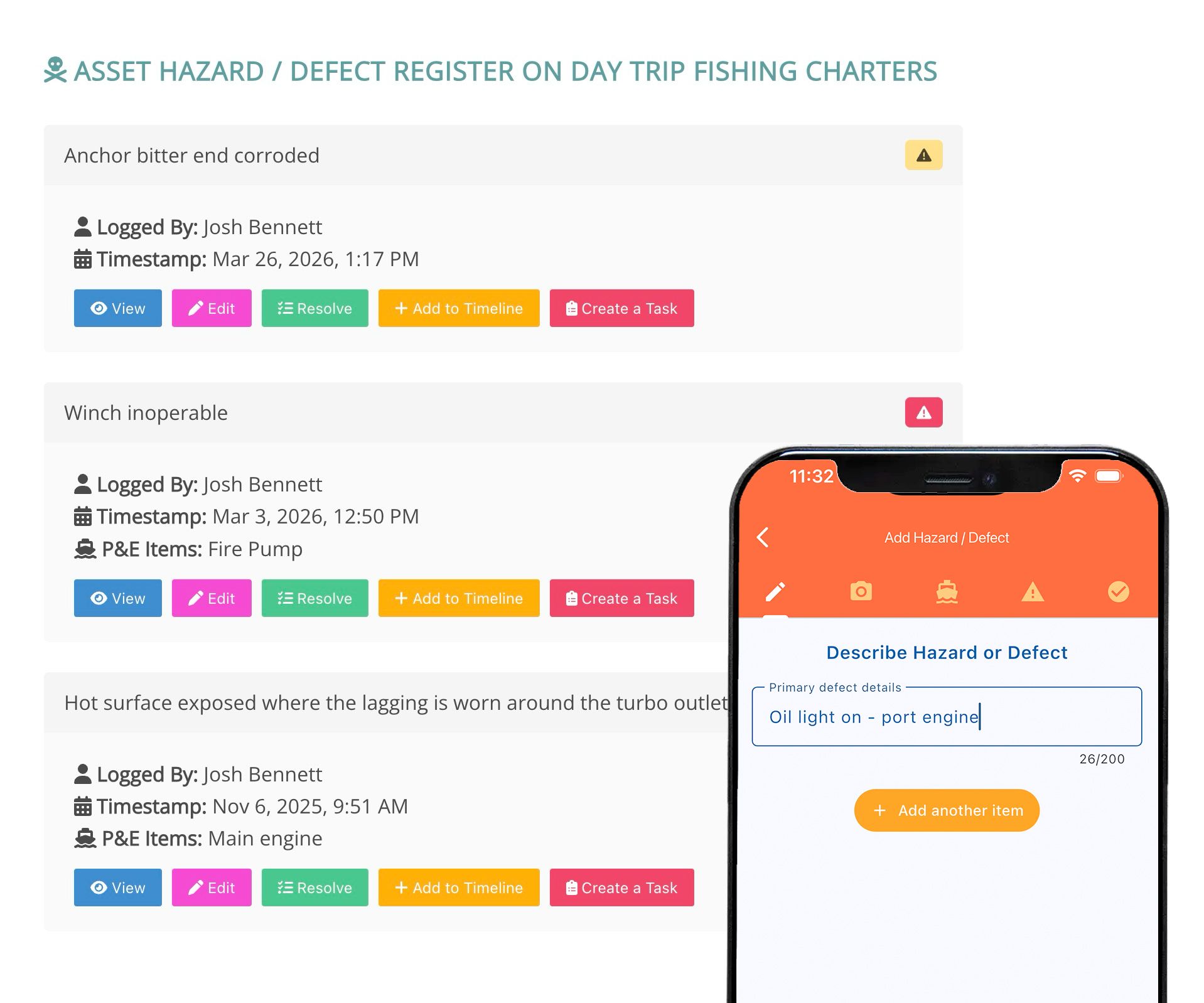 Defect Register