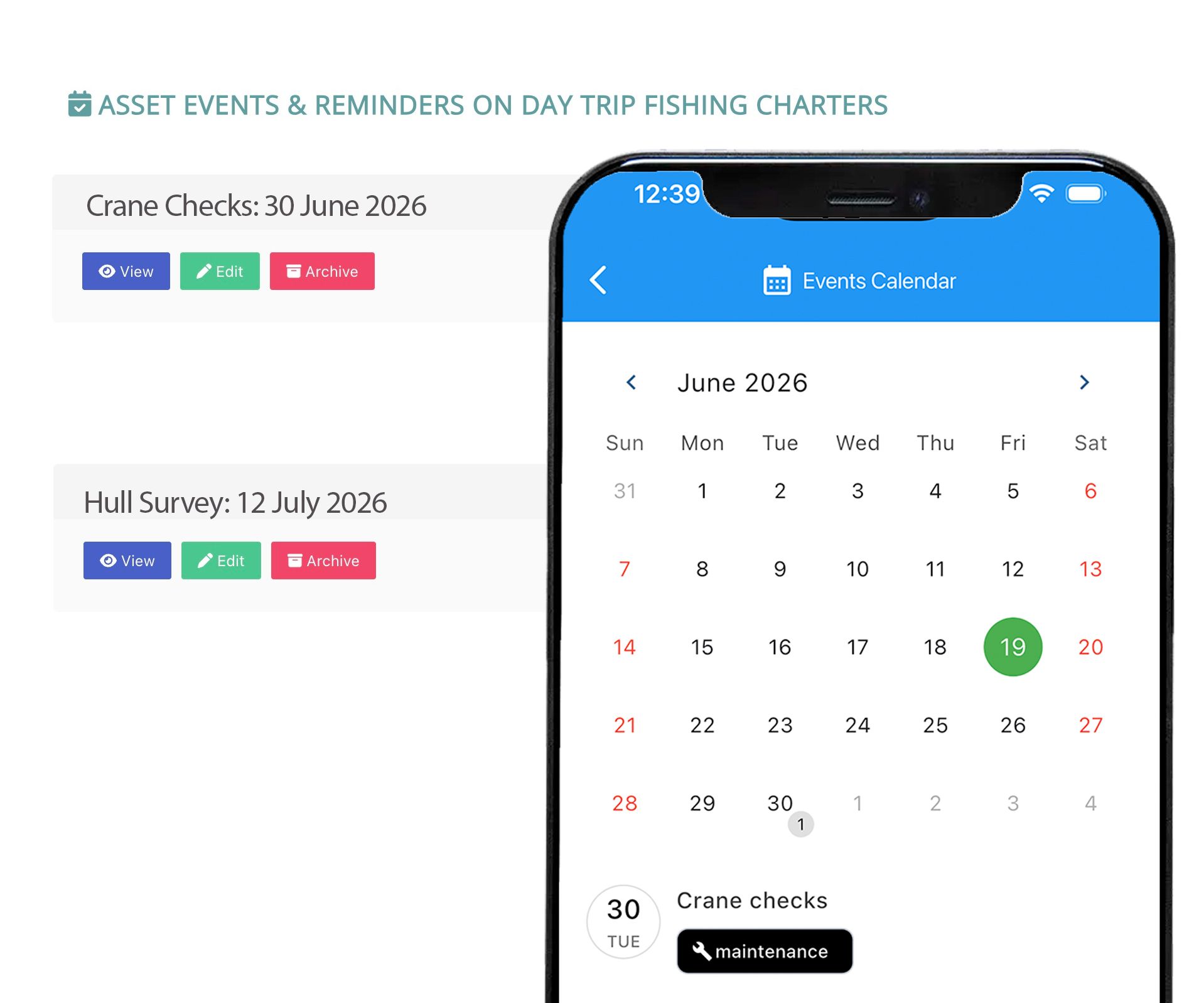 Events & Reminders