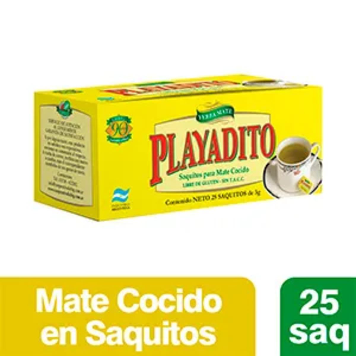 Matecocido Playadito x 25 saq
