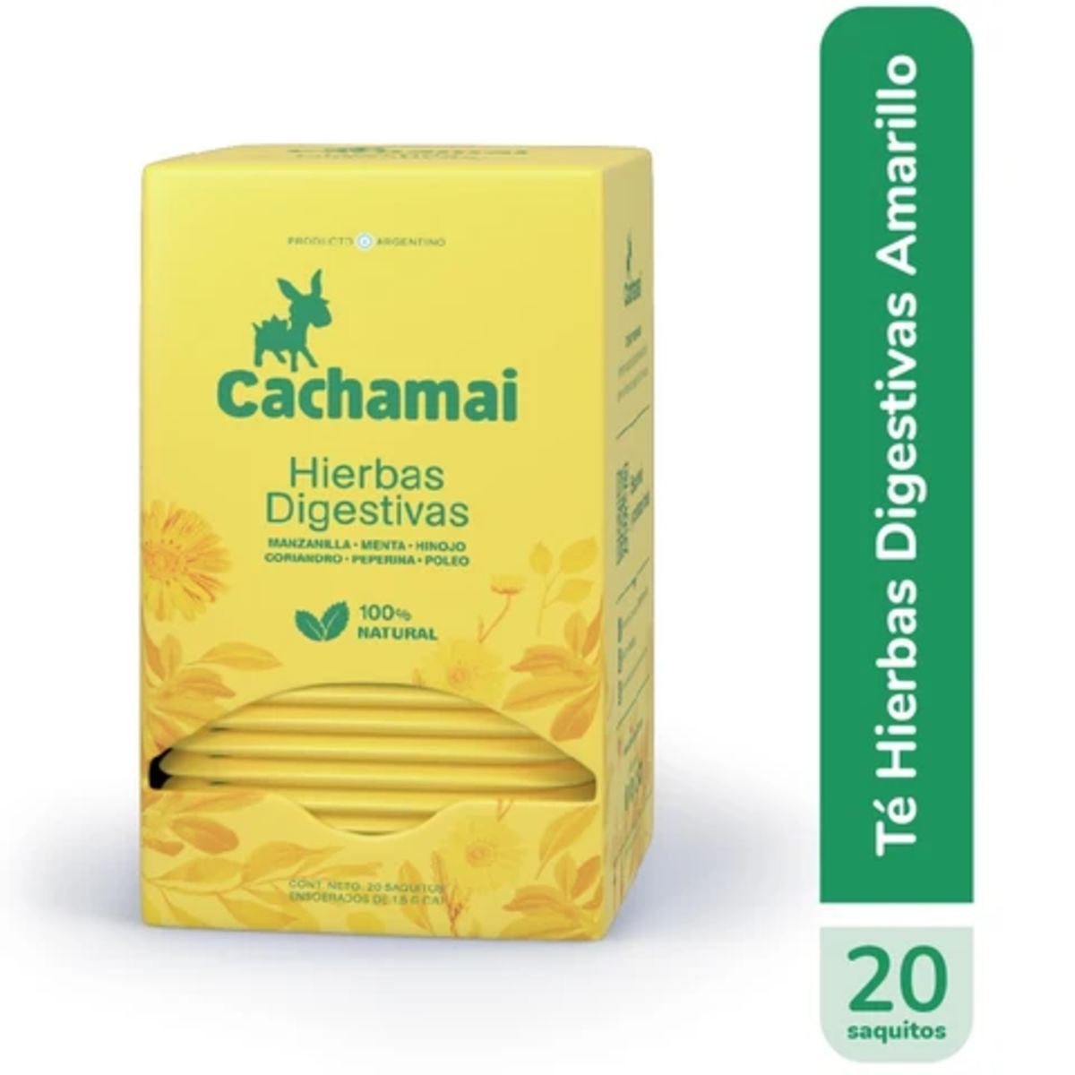 Te Cachamai Amarillo x 20 saq