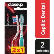 Cepillo CLose Up Deep Clean Medio x 2 unid.