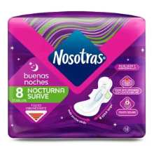 Toallitas Nosotras Buenas Noches x8 unid.