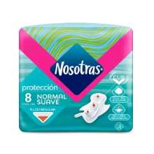 Toallitas Nosotras Normal Clasica Suave x8 unid.