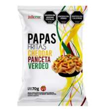 Papas Fritas Sab. Cheddar Panceta Julicroc x 70gr