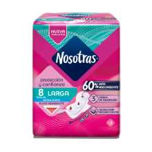 Toallita Nosotras Larga Extra Suave x8