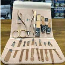 Set De Manicura Negro De 12 piezas
