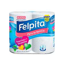 Papel Higienico Felpita 4 x 30 mt