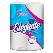 Papel Higienico Elegante 6 x 30 mt (celeste)