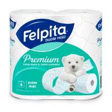 Papel Higienico Felpita Doble Hoja 4 x 20 mt