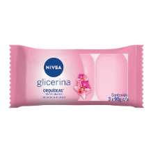 Jabon Nivea Glic. Orquideas x 3