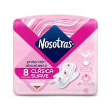 Toallitas Nosotras Clasica x8