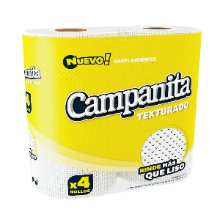 Papel Higienico Campanita Texturado 4 x 30 mt