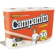 Rollo de Cocina Campanita 3 x 50 Hojas
