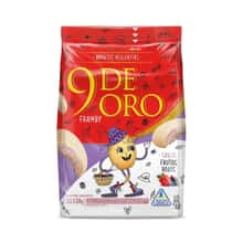 9 de Oro Rellenos Vainilla / Frutos x 120gr
