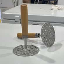 Pisa Papas Aluminio C/Madera Zaccara