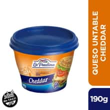 Paulina Queso Untable Cheddar x 190gr