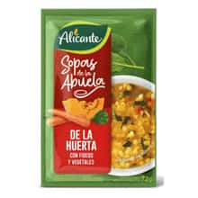 Sopa Alicante Fideos Y Verduras De La Huerta x 72gr