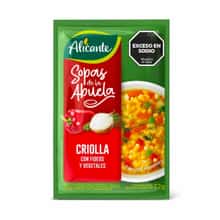 Sopa Alicante Criolla Y Vegetales x 72gr
