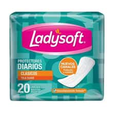 Protector Diario Ladysoft Clasico Diseño x 20unid