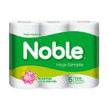 Papel Higienico Noble 6 x 30 mt