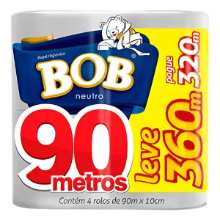 Papel Higienico H/S Bob 4 x 90 mt