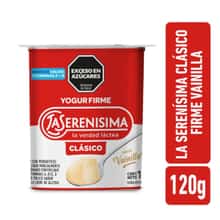 Yogur FFS Firme Entero La Serenisima Vainilla x120gr