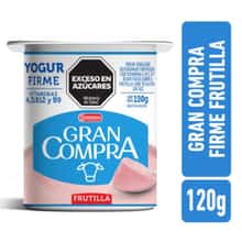 Yogur Firme Entero Gran Compra Frutilla x120gr