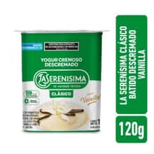 Yogur FFS Batido Descremado La Serenisima Vainilla x120gr