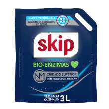 Jabon Liquido Skip Bio Enzimas Doypack x 3lt