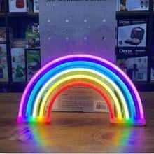 Cartel Neon Arcoiris