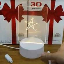 Pizzarra Luminica Creativa 3D