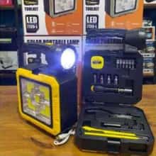Linterna Recargable Con Kit De Herramienta