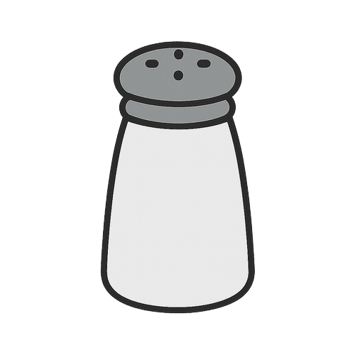 Glass Salt And Pepper Shakers