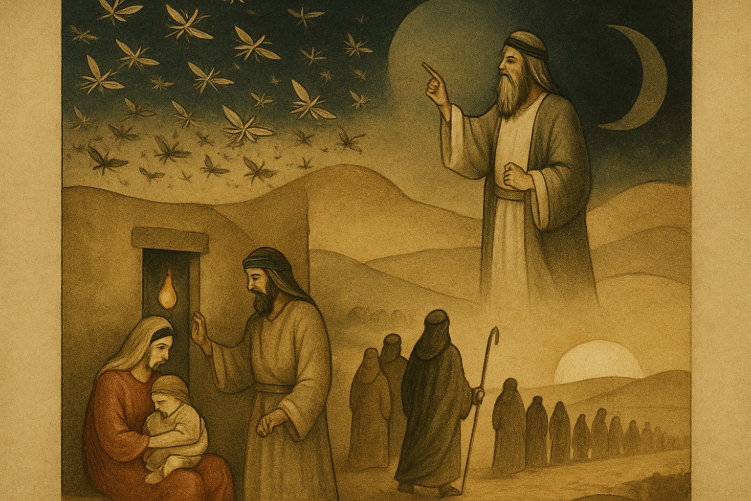 Parashat Bo - The Eighth and Ninth Plagues, Passover, and the Exodus